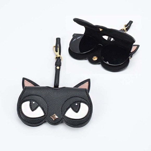 Leather Eyeglasses Case Bag Keychain Charm Decoration Pendant Gift Acces… - Picture 3 of 11